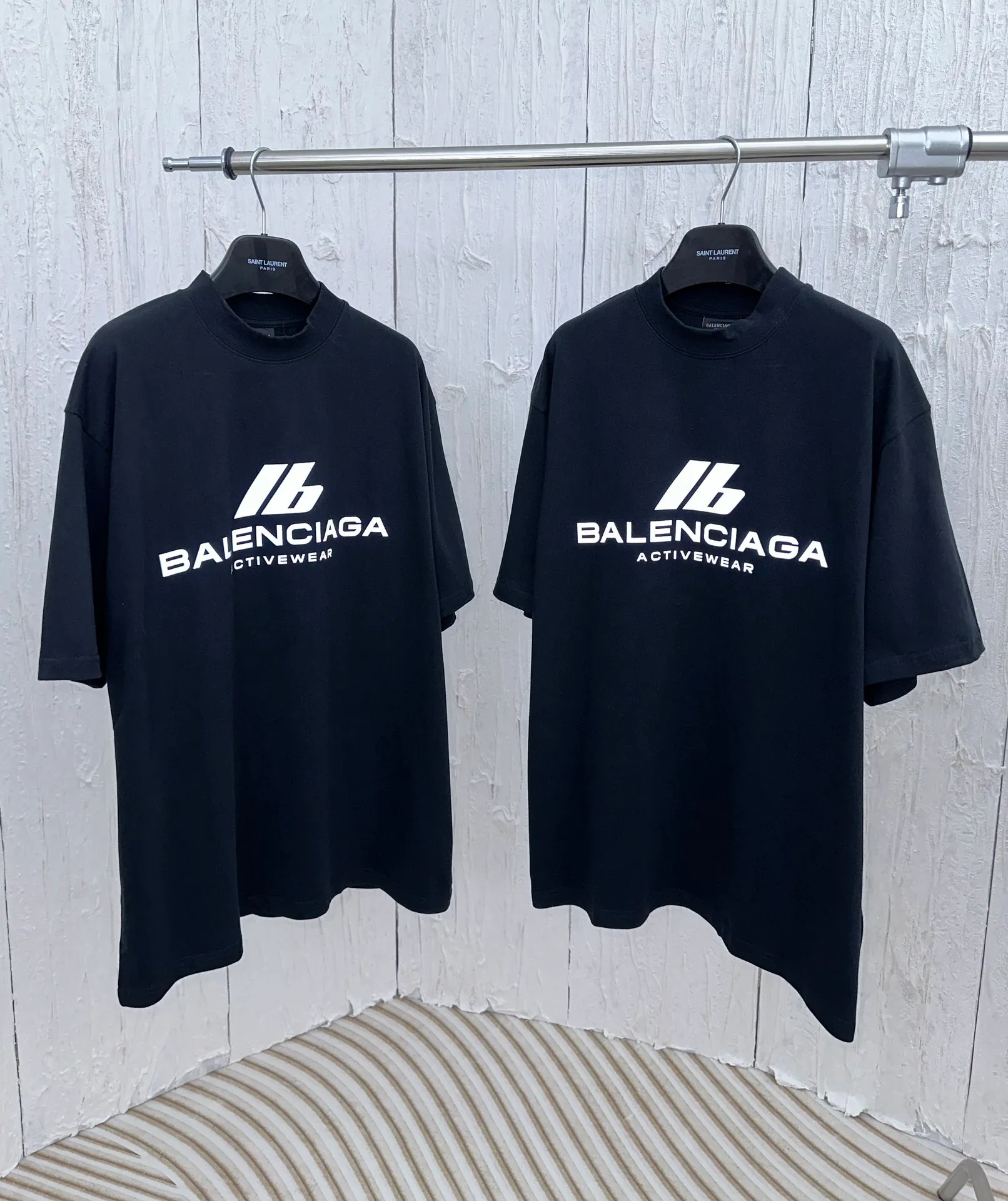 Balenciag*/ Blcg 24 ACTIVEWEAR T Size：S/M/L Retro ACTIVEWEAR